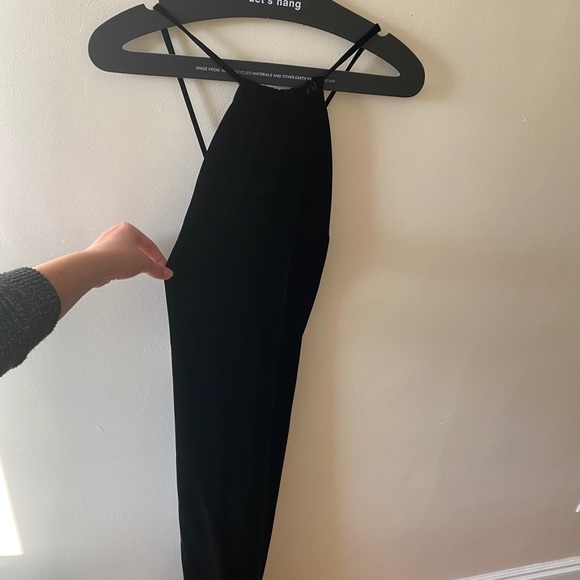 Reformation Irving Dress Velvet High Neck - Picture 5 of 7